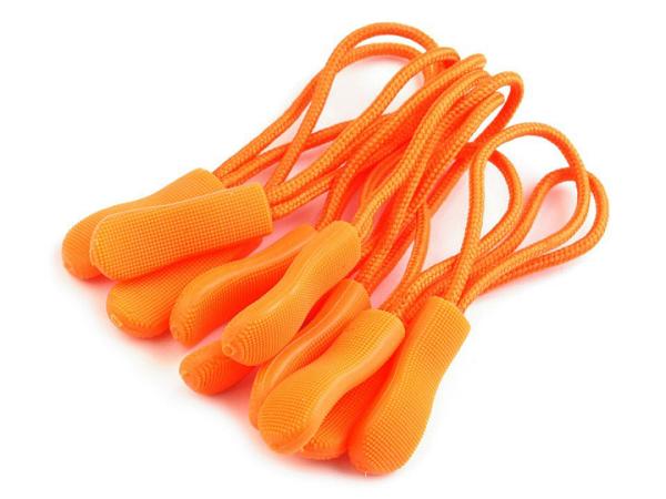 Zipper Schlaufe/ Reißverschlussanhänger Orange